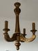 Antique gilded wooden chandelier