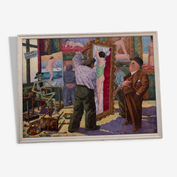 Huile sur toile 1938 170 x125cm