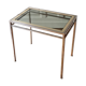 Chrome brass side table, 1970.
