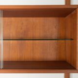 Classic shelving system from the 1950s in teak veneer by Poul Cadovius for Cado