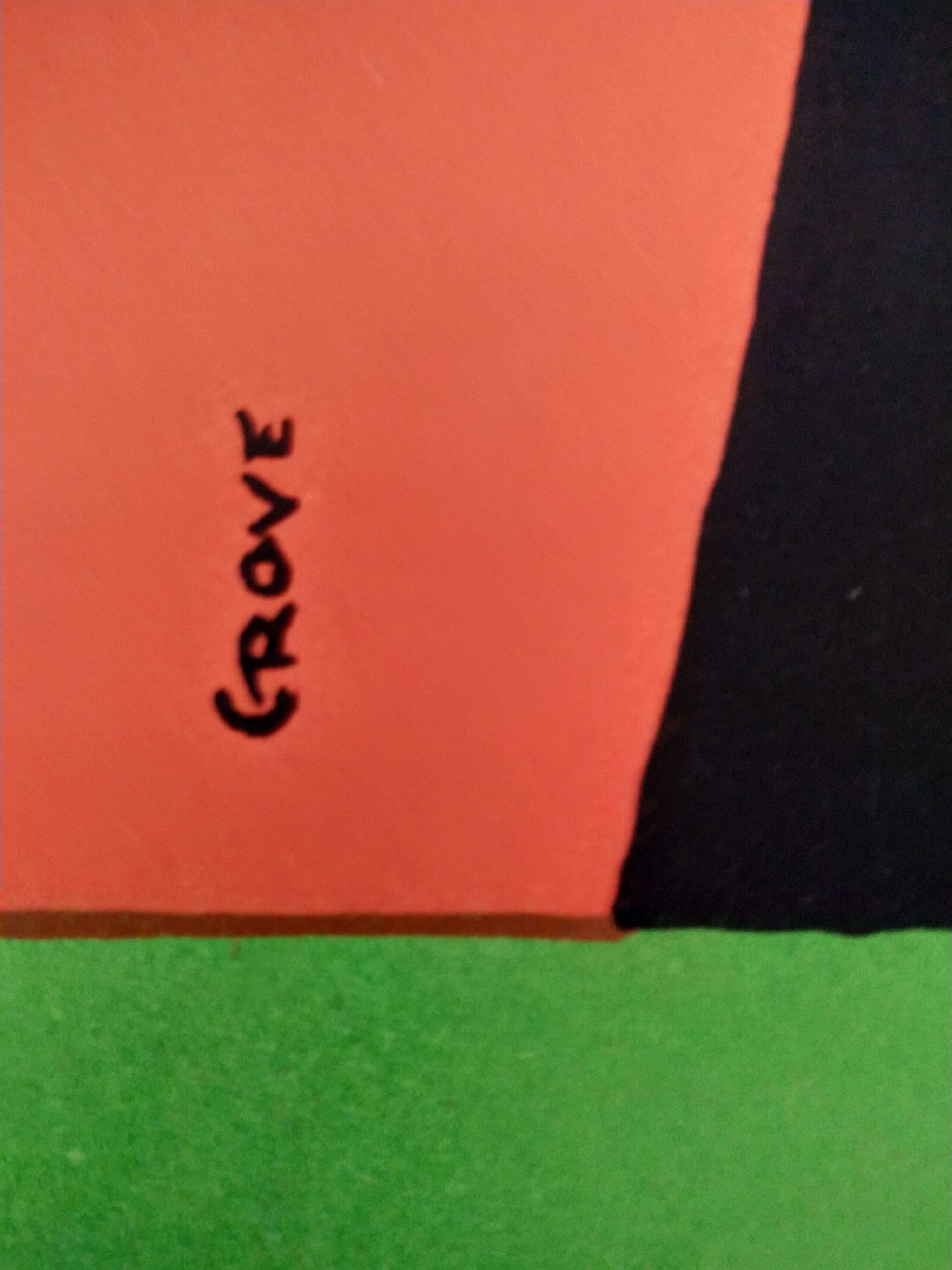 Former Grove National Lottery poster 1955