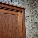 Oak sliding door wardrobe, 1920s