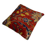 Housse de coussin de tapis turc vintage 45 x 45 cm