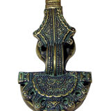 Pince à courrier en bronze patiné « fibule mérovingienne n° 221 » max le verrier