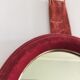 Mirror porthole in velvet 60s