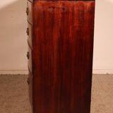 Regency period bombé commode in mahogany