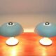Mid-century German mushroom table lamp from the Space Age, by Kontakt-Werkstätten / Staff, 1960s, set of 2.