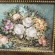 Oil on canvas signed R. Michel - Gilded frame with elm burl.