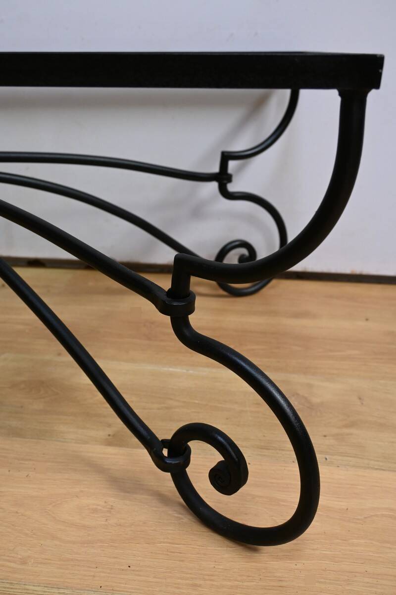 Art Nouveau Style Wrought Iron Coffee Table – 1940