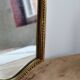Antique gilded baroque mirror in wood – Distressed glass – Carved wood