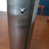 Vintage stainless steel lamp from the 60s 70s