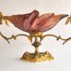 Late Art Deco bronze and porcelain centrepiece.