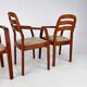 Set of 4 Mid Century Dyrlund Dining Chairs, 1970s
