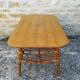 Table basse en rotin et bambou