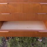 Large ceiling chipe with 6 teak drawers. Denmark 1960