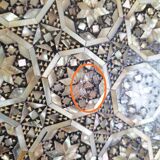 Vide poche en bois marqueterie de nacre