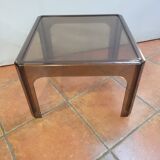 Smoked plastic coffee table