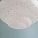 Large Space Age pendant light in speckled glass, Peill & Putzler, 1970s