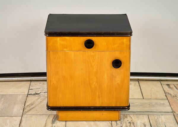 Table de chevet Mid-Century par Jindrich Halabala pour UP-Zavody