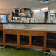 1950s bar in oak and Formica