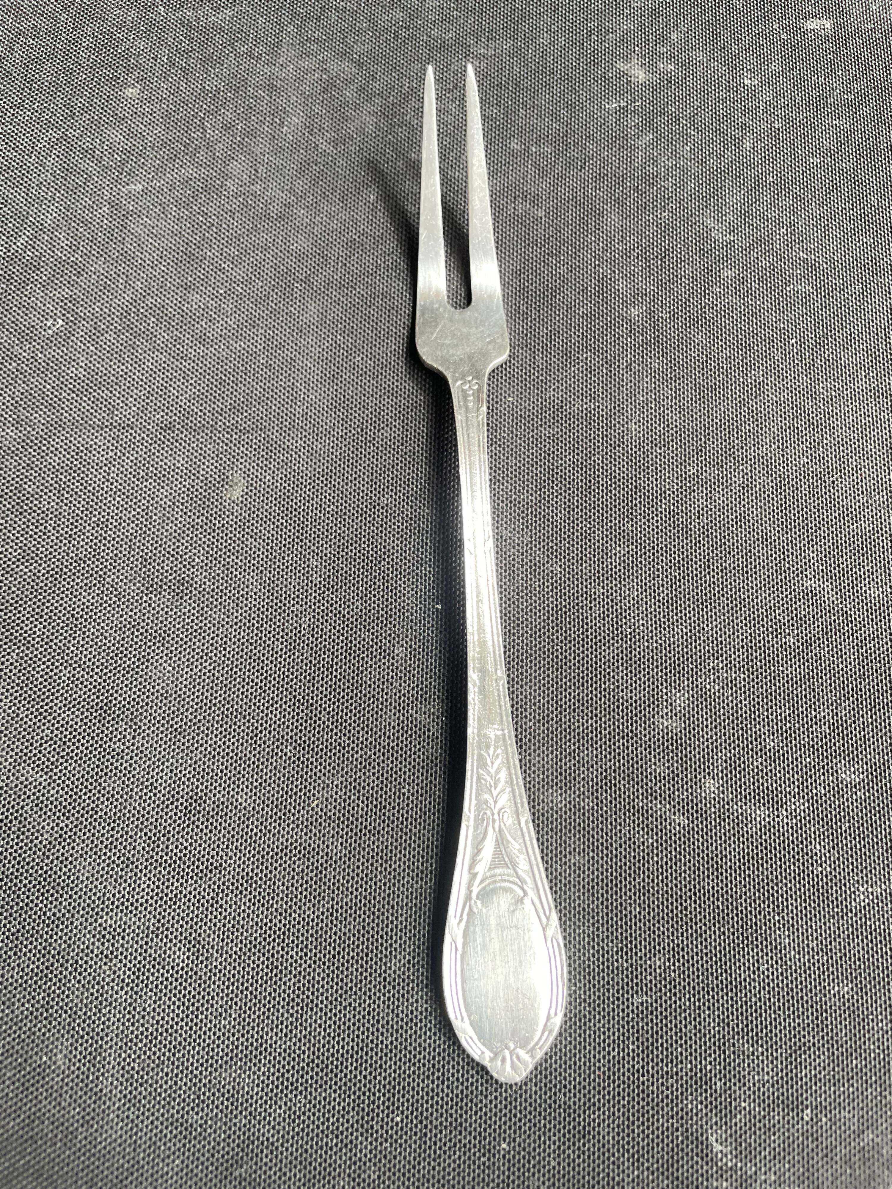 12 Forks with 2 tines – Silver plated