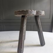 Brutalist tripod stool