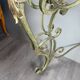 Wall console in wrought iron, 20th century