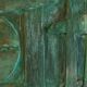 Victory of Segonzac. Sculpted and copper triptych panel. Contemporary.