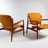 Fauteuil modèle FD136 Finn Juhl 1950s
