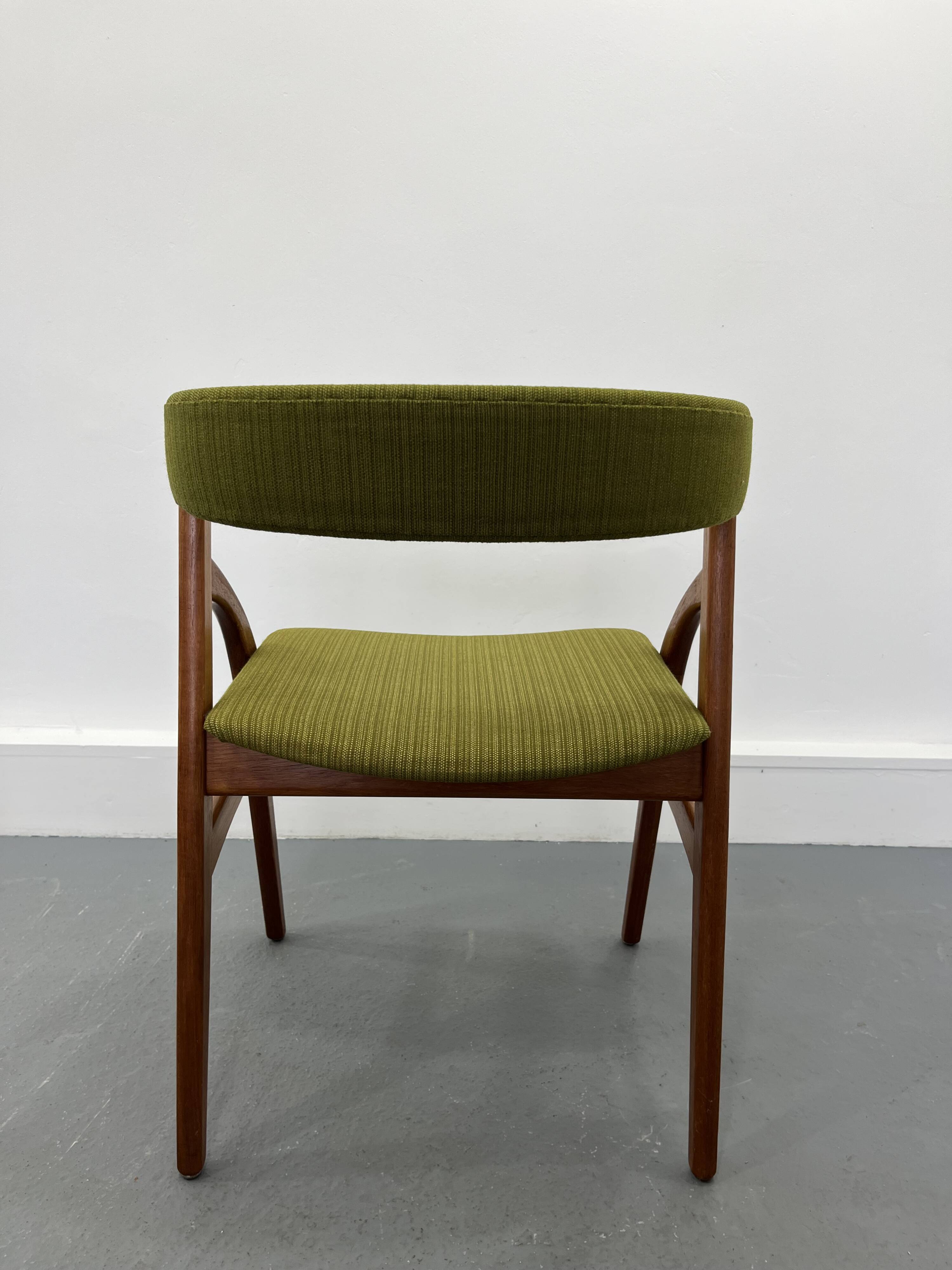 Scandinavian teak  chairs, set of 3, 1970 s