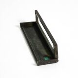 A set of solid 1970s Brutalist pull handles with letter slot and doorbell