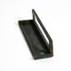 A set of solid 1970s Brutalist pull handles with letter slot and doorbell