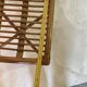 Vintage rattan chair with cane back - Bohemian style