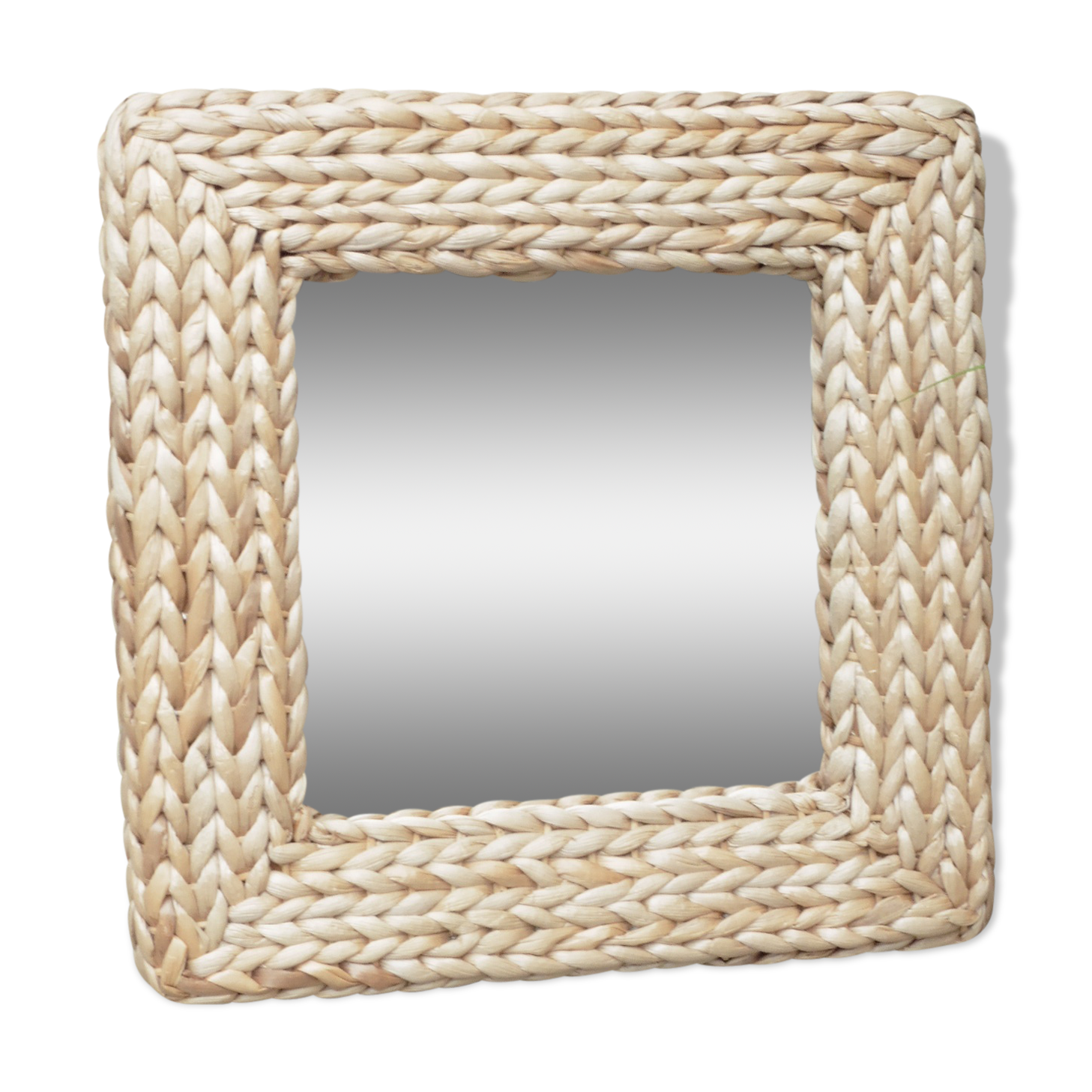 Braided ring mirror 40x40cm