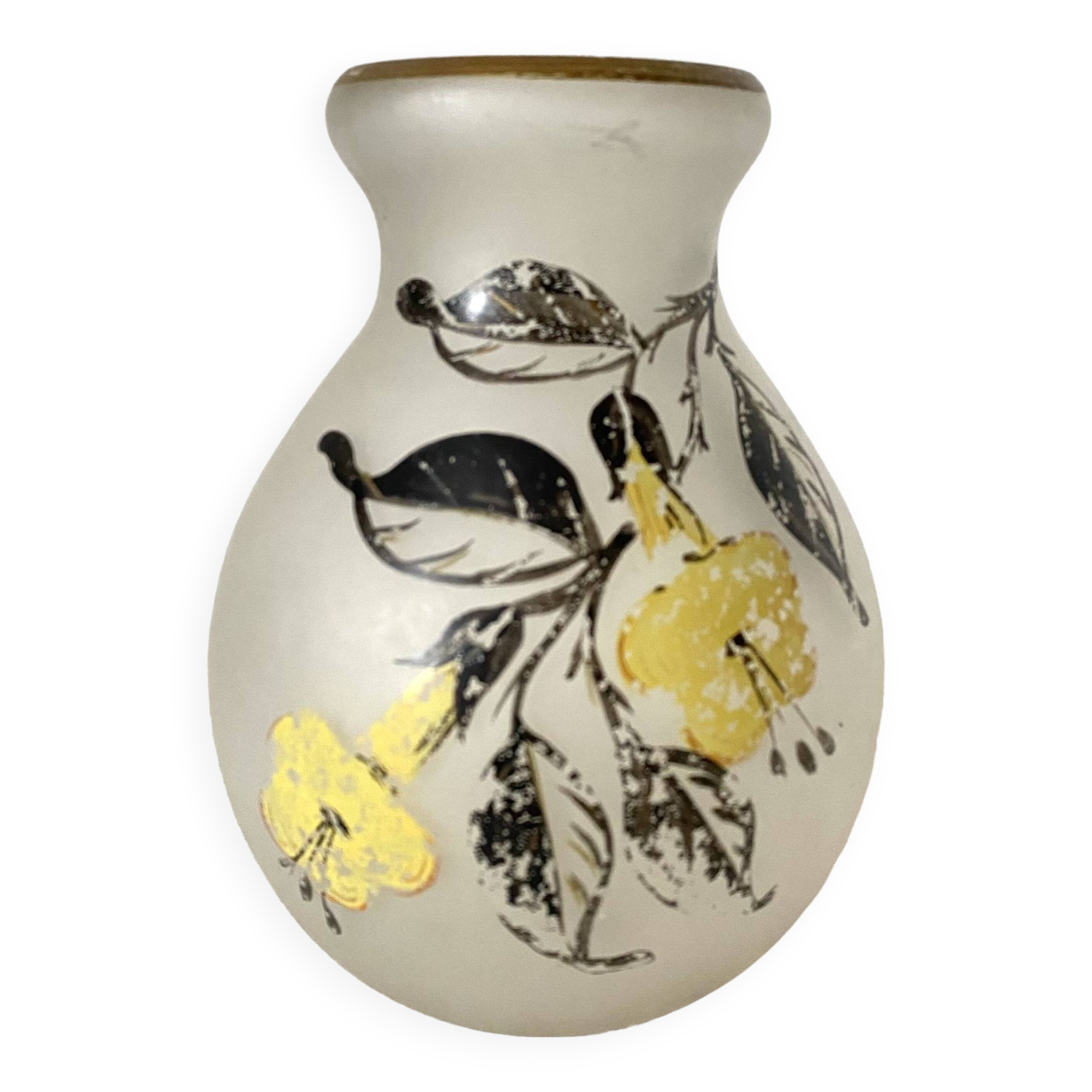 Glass paste vase 1900