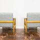Vintage Armchairs Gfm 142 By Edmund Homa, Gfm, Poland, 1960’s, Set Of 2