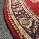 Round oriental rug