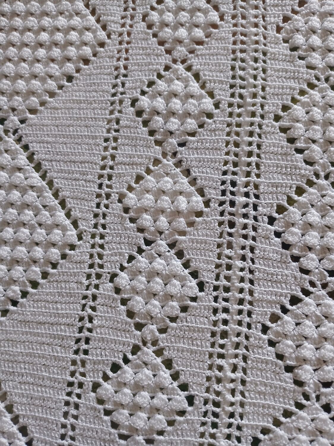 2 antique crochet bedspreads