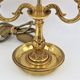 Hot water bottle lamp in solid bronze gilded louis XVI style "Lucien Gau"