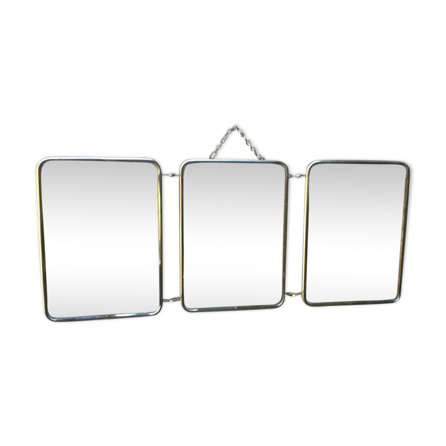 Barber triptych mirror 49 x 20 cm