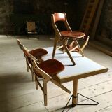 Dining table and 4 chairs set Marc Held Design 1980