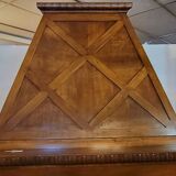 Renaissance style fireplace in solid oak circa 1850