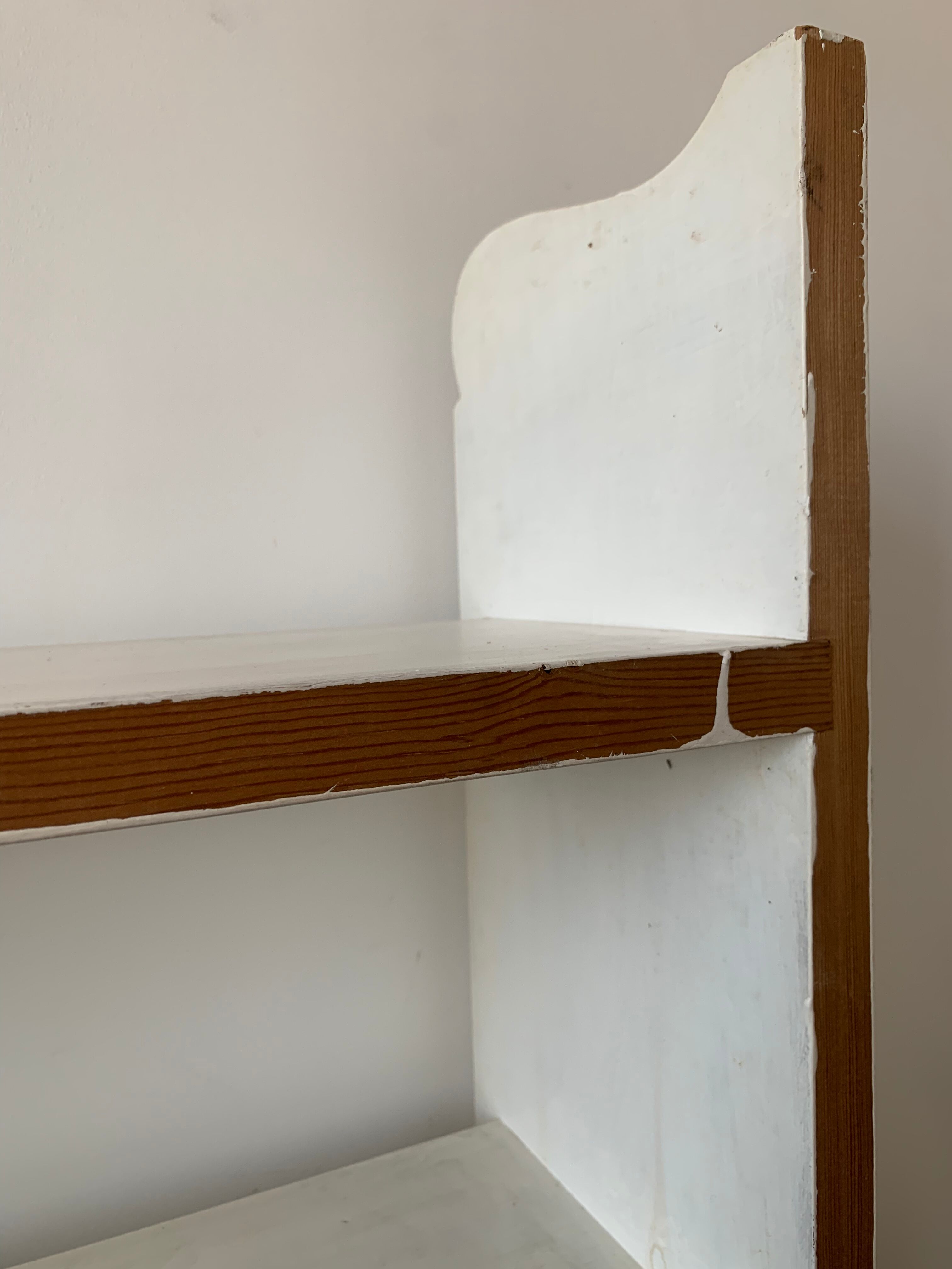 Antique solid wood shelf