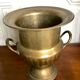Cache-pot en laiton vintage