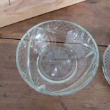 Chiseled crystal candy box