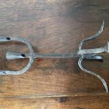 Wrought iron candlesticks