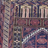 Vintage carpet turkmen belutch afghan 81x123 cm