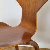 Chaise Arne Jacobsen Grand Prix en noyer Republic of fritz hansen
