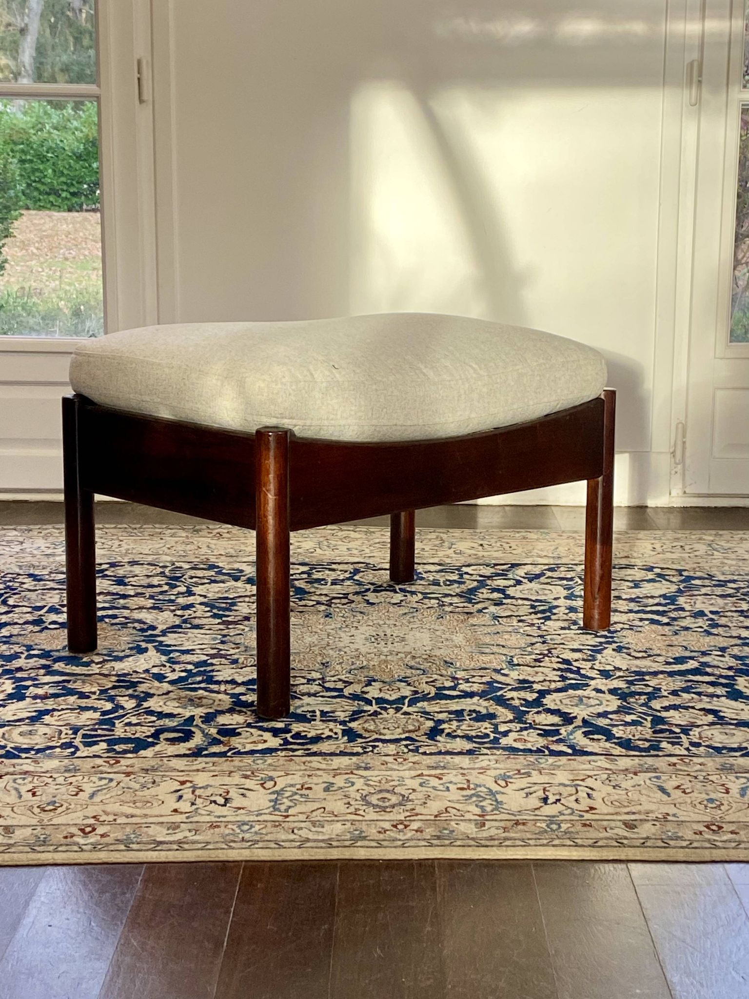Armchair & Ottoman Hans Olsen – Vatne Møbler Denmark, 1960 Rosewood