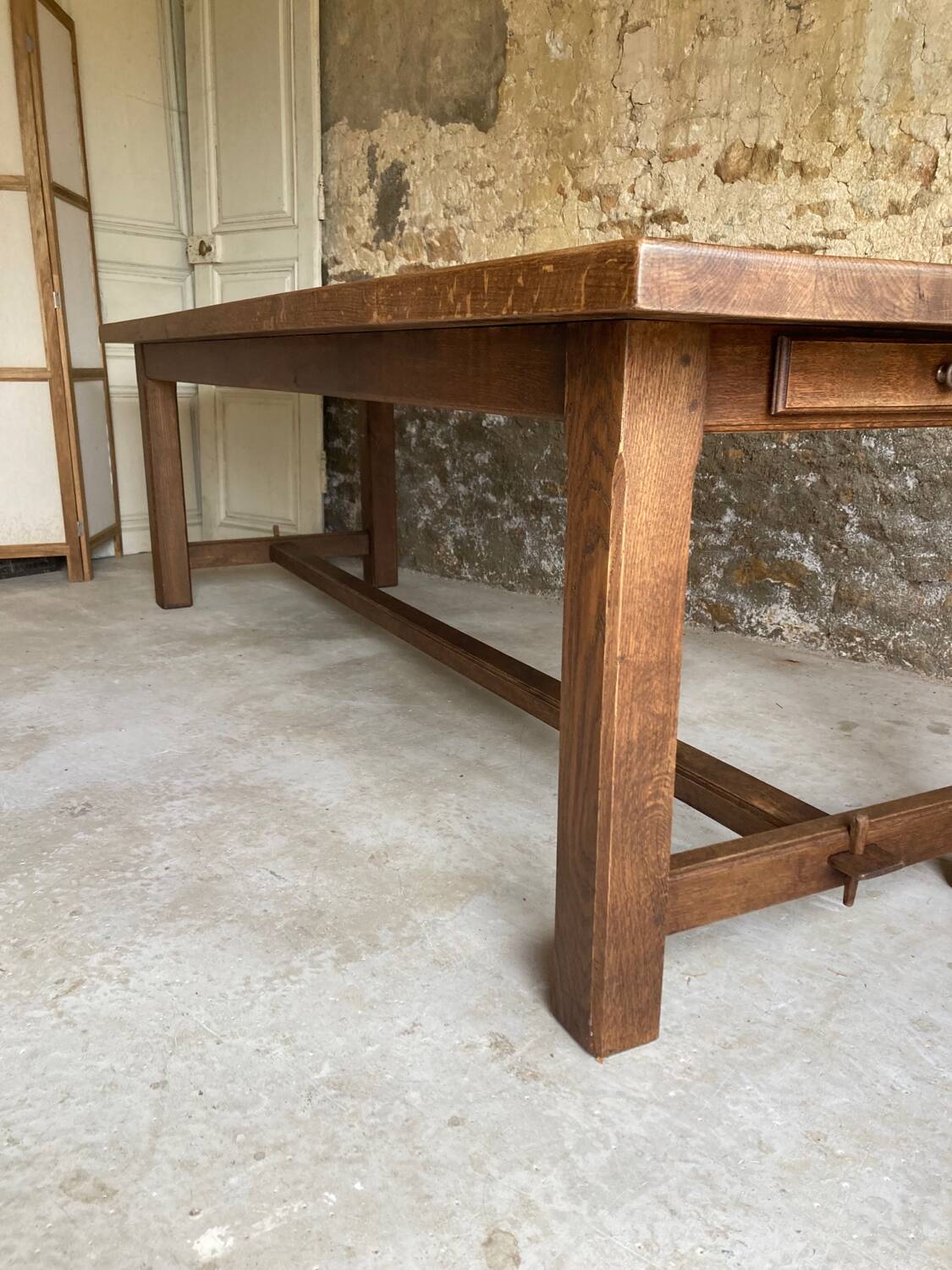 XXL farmhouse table in solid oak